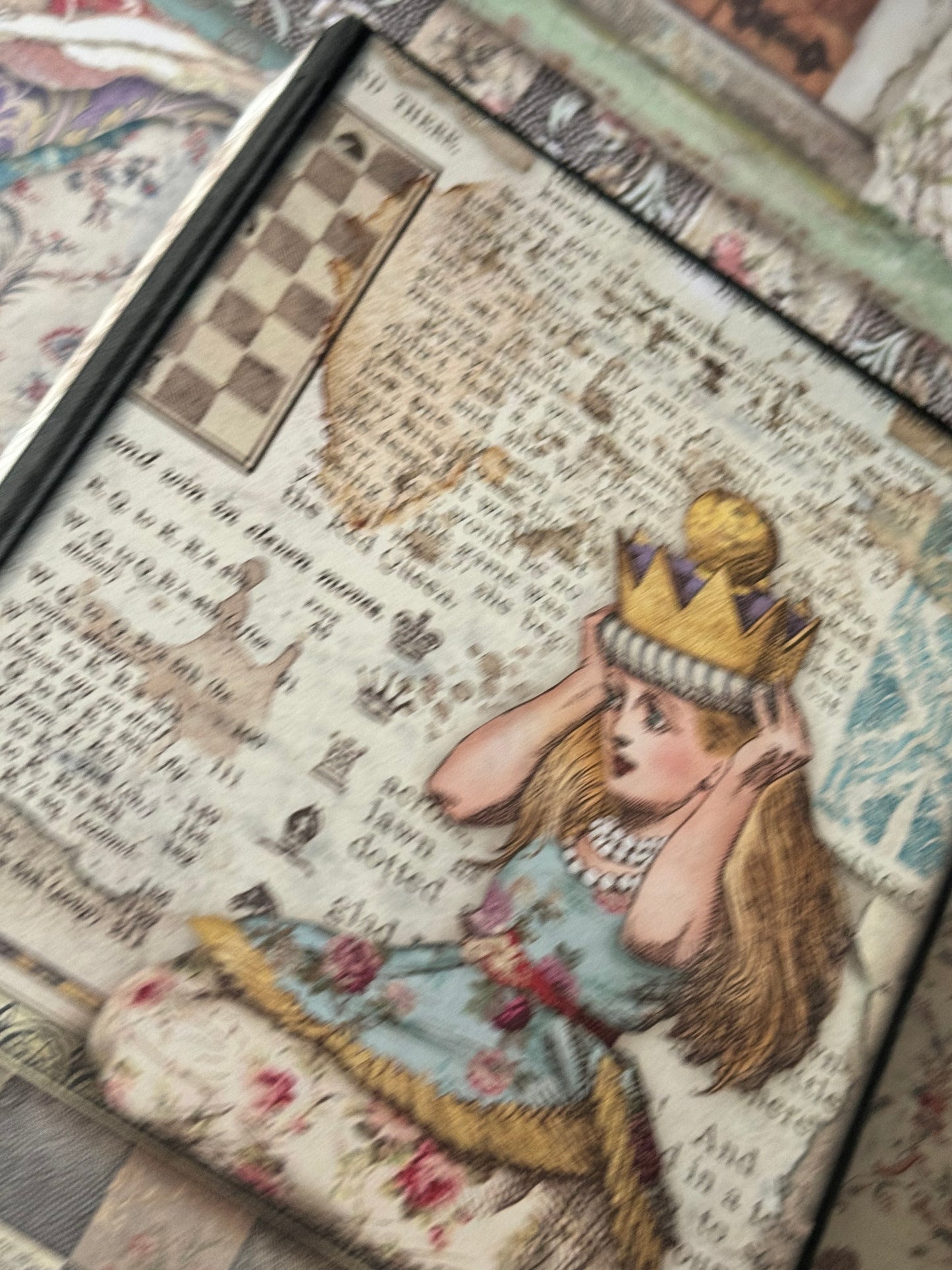 Alice in Wonderland Tunnel Box, Tunnel Album and Waterfall Folio MDF KIT